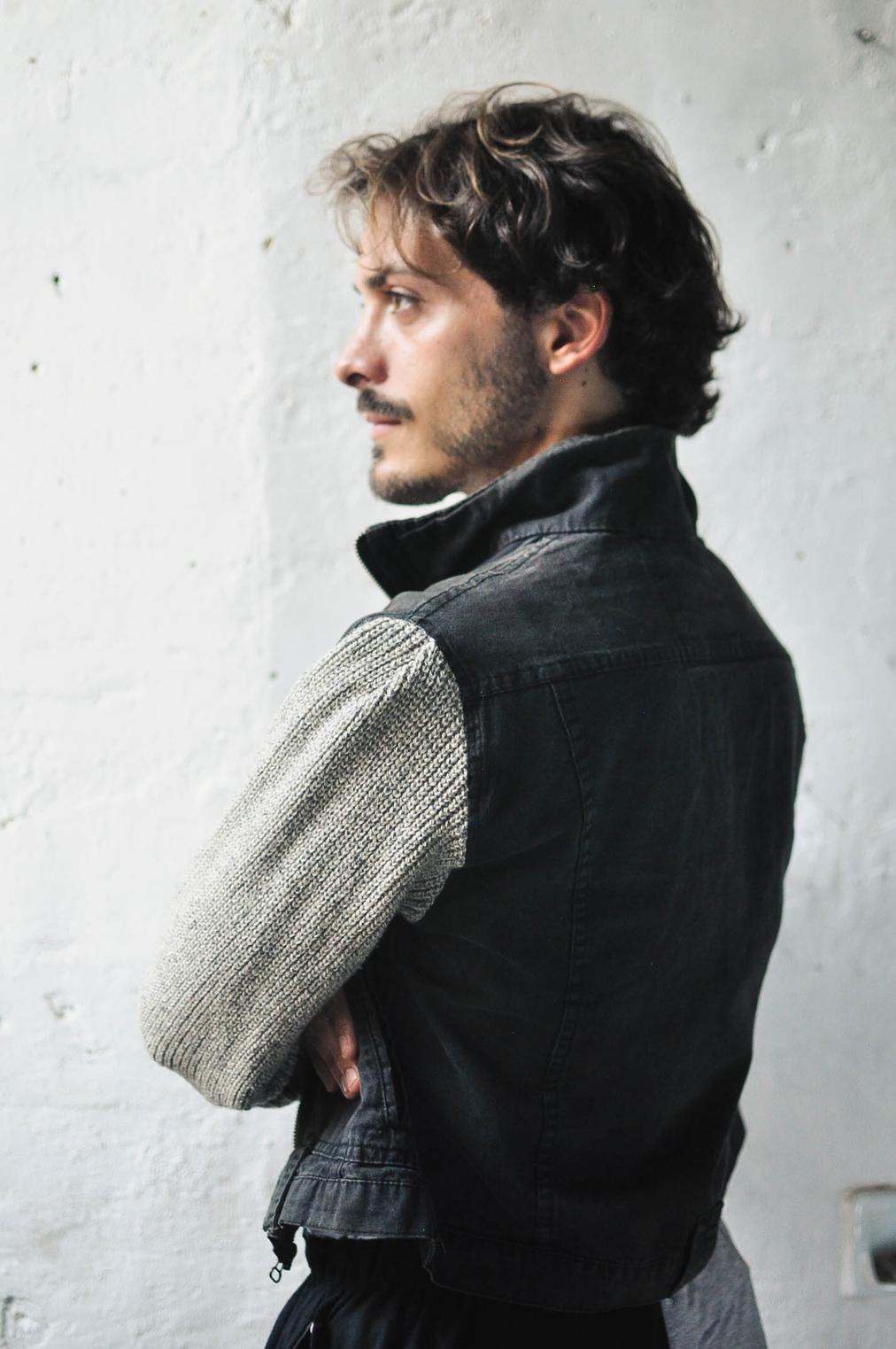 campera de media estacion black